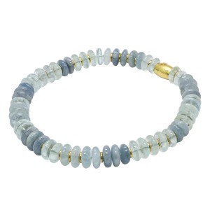 18K Aquamarine Necklace
